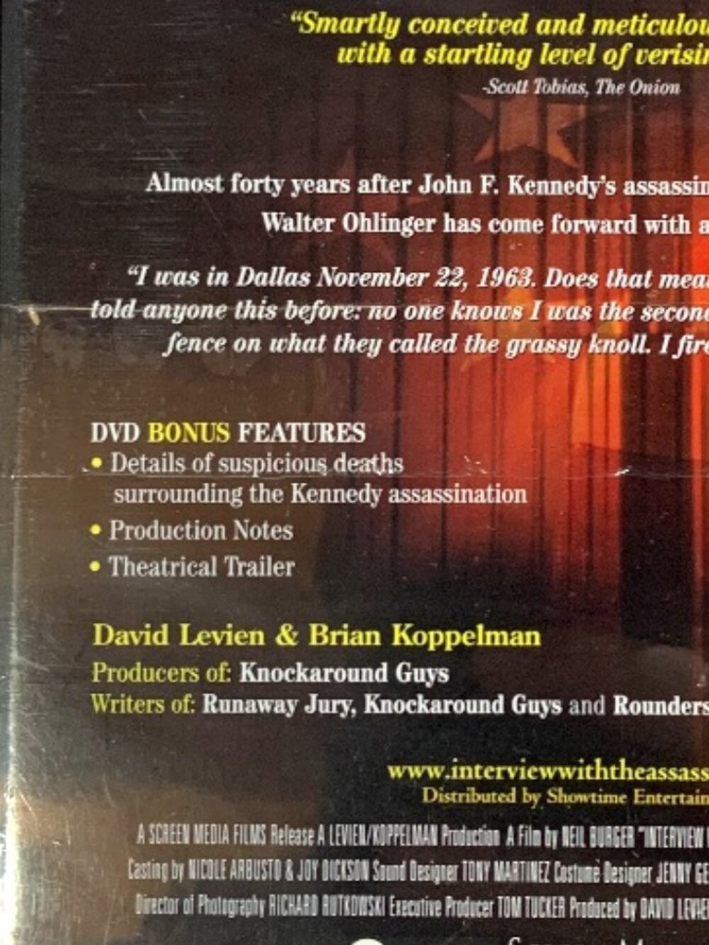 SEALED - Interview With The Assassin, DVD, R - Picture 4 of 5